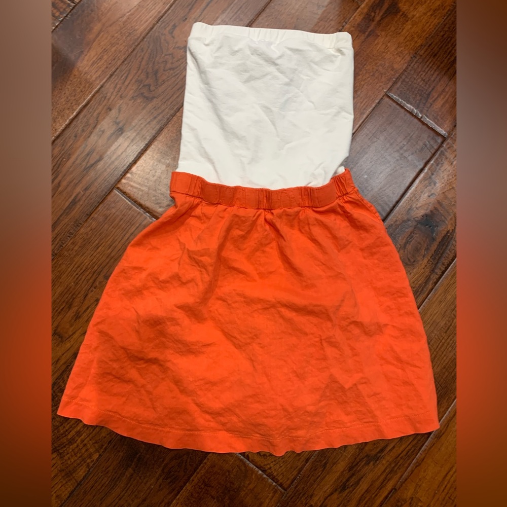 Theory strapless dress